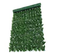 SILENRADAWN Sturdy Plastic Faux Leaf Trellis Fence Panel for Balcony Shield and Wedding Wall Decoration, Artificial Green Plant Fence Suitable for Garden and Restaurant Walls