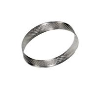 SILENRADAWN Tartlet Baking Mold Stainless Steel 10cm Easy Release Oxidation Resistance Non-Stick Coating for Baking Egg Tarts and Custard Cakes