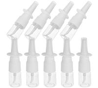 SILENRADAWN Thickened Pet Plastic Nasal Spray Bottles 5ml Portable Fine Mist Refillable Containers 20pcs for Travel Outdoor and Personal Care Use