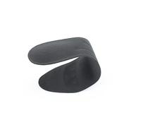 SILENRADAWN TPU Liquid Massaging Insoles for Comfortable All-Day Wear for Plantar Fasciitis with Shock Absorbing Velvet Material, Therapeutic Foot Massage, Black Size XL