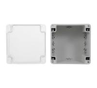 SILENRADAWN Waterproof Electrical Connection Box with Hinged Cover Plastic Terminal Wiring Box for Outdoor Wiring Weather-resistant Protection and Breaker Compatibility Enclosure