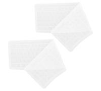 SILENRADAWN Waterproof Film, Silicone Keyboard Film, Protective Keyboard Cover, 2pcs, Compatible with Logitech MK270, Skin-Like Touch, White Transparent
