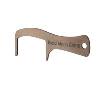 SILENRADAWN Wood Comb for Men Wide-Spaced Hairless Brush Bald Man Grooming Tool for Thinning Hair Unique Valentine’s Day Creative Practical Present for Loved Ones