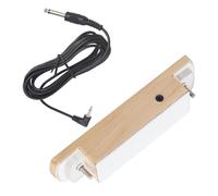 SILENRADAWN Wood Premium Soundhole Pickup No Drilling Required One-button Control Beige Acoustic Guitar Ukulele Pickup System for Easy Installation and Enhanced Sound Random Color