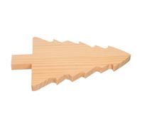 SILENRADAWN Wooden Christmas Tree Shaped Serving Tray Charcuterie Board for Snacks and Cheese, Multifunctional Bread Display Board Easy to Clean Surface, for Holiday Celebrations and Family