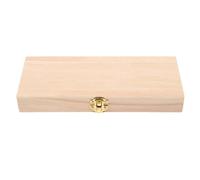 SILENRADAWN Wooden Hydrometer Storage Box Hydrometer Case Foam-Lined Wood Holder and Lab Gear Portable for Home Brewing and Distilling