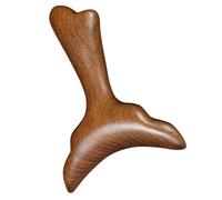 SILENRADAWN Wooden Mermaid Tail with Muscle Relaxation and Tension Relief Gua Sha Massage Tool Compact and Lightweight Design for Facial Skin for Travel and On-the-go Relaxation
