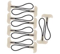 SILENRADAWN Zipper Pulls Glow-in-the-Dark Smooth Surface Plastic Material 10pcs T Shaped Reduces Risk of Snagging Fabrics for Suitcase and Jacket Zippers for Daily Commuting and Outdoor