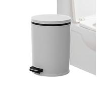 Silent 17L Pedal Trash Can with Lid | High-Capacity Waste Bin for Restaurant Hotel Hospital Kitchen Bathroom Classroom and Office Use