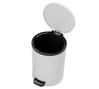 Silent 17L Pedal Trash Can with Lid - Perfect for Bathroom, Restaurant, Hotel, School, Hospital, Kitchen, Laundry Room & Classrooms - Waste Container