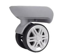 Silent 2Pack Rubber Trolley Wheels for Luggage Compatible with A08 Durable Travel Accessories for Smooth Rolling and Easy Maneuvering