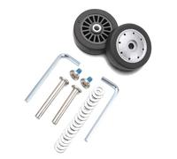 Silent 360 Swivel Casters for Luggage Repair, 8Pcs Replace Wheels with Screw for Travel Luggage Suitcase Axles Repair Kit Silent Caster Wheel DIY(49mm x 14mm)