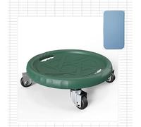 Silent Ab Wheel Double Core Trainer Mute Roller(Dark green 1)