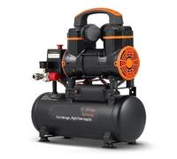 Silent Air Compressor 9L 18L 24L 35L Quiet Oil-Free Portable Pump for Home Repair Tire Inflation Whisper Easy to Use(24L 1450W)