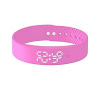 Silent Alarm Bracelet | Pill Reminder with 3 Alarms | Timer Clock, Vibrating Bracelet for Bed, Bedroom, Dorm, Travel, Women, Men, Adults, Teens, Elderly, Medication