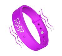 Silent Alarm Wristband - Smart Vibrating Watch for Awakening | Flexible Silicone Straps, Three Daily Reminder Clocks for Hydration, Potty Training Aids, Medication Organizers for Kids Adults