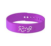 Silent Alarm Wristband - Timer Clock Vibrating Band Adjustable Strap Design, Discreet ReminderTool | for Kids Bedroom Travel Women Adults Men Teens Dorm Elderly Medication