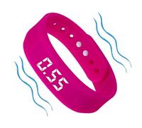 Silent Alarm Wristband - Watch Wearable Silent Timer, Led Digital Display Adjustable Strap, USB Rechargeable + 14-23cm Fit, Soft Silicone Pc Housing Band - for Men Women Heavy Sleepers & Shared Dorms