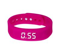 Silent Alarm Wristband - Waterproof Modern Wearable Reminder, Vibrating Clock Watch, Soft Silicone Discrete Bangle, Haptic -up Alert, USB Digital Band | Kids Teens Women Men Students Dorm