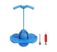Silent and Interactive Jumping Ball with Handle and Air Pump, Elastic Plate Sports Game - for Home School Park Travel Sports Exercise Camping
