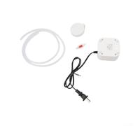 Silent Aquarium Oxygen Pump 3W Adjustable Flow 2.5L/min | Pure copper motor, effective noise reduction, for durable build, suitable for 30-60cm aquariums, white finish