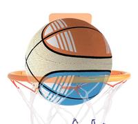 Silent Basketball - Airless Foam Dribble Trainer, Noise-free Inner Ball, Soundless Practice Sphere, Lightweight Polyurethane Rebounder for Apartment Dorm, Teenagers, Adults, Team School, Youth, Adult