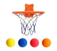 Silent Basketball Dribbling Indoor Training Foam Uncoated High Density Easy Grip Quiet For Various Activities (A, 18cm)