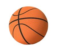 Silent Basketball for Kids, Bouncy Washable Quiet Airless Ball, Non-Slip Grip with Zipper for Throwing & Kicking, Indoor/Outdoor Play
