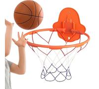 Silent Basketball Hoop Indoor - 32cm Mini Hoop, Noise-Free Training Backboard | Dribbling Practice Outdoor Games Drills Activities Door Wall Mounted Fun Exercise Sport Equipment for Kids Adults