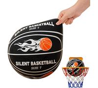 Silent Basketball - Indoor Dribble, Quiet Bounce, Soundless Noiseless Foam Hush Ball, High-Density Foam Ball Basketball Silent For Kids Adult (B, 21cm)