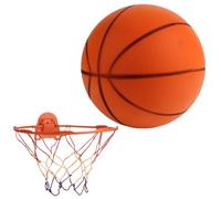 Silent Basketball - Quiet Basketball | Airless Balls for Indoor Training, Multi-Game Usable Easy To Tend Heartless Training Ball Portable for Girls Boys Friend
