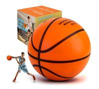 Silent Basketball Size 7 (29.5"), Indoor Quiet Foam Basketball Airless for Dribbling & Indoor Training, Soft Soundless Basketball for Restore Without Deformation, Real Feel Higher Bounce Quieter