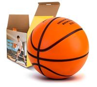 Silent Basketball Size 7 (29.5"), Indoor Quiet Foam Basketball Airless for Dribbling & Indoor Training, Soft Soundless Basketball for Restore Without Deformation, Real Feel Higher Bounce Quieter