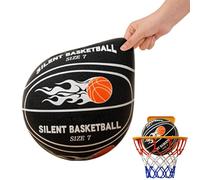 Silent Basketball - Soundless Dribbling Training Ball, High Density Polyurethane Foam Core, Porous Sound Absorption Accessory Case Component | for Indoor Exercise Training Easter Birthday Ca