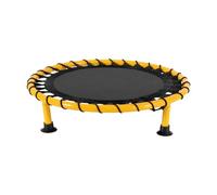 Silent Basketball Training Pad, Portable Indoor Outdoor Ball Control Practice Mat with Trampoline Effect, Yellow, 60x60x10cm