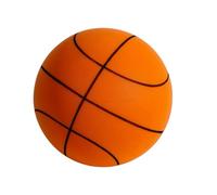 Silent Basketball With Net Bag Size 5 21cm Dribbling Soft No Noise Foam Basketball Training Ball Realistic Bounce Easy To Grip Basket Ballfor Indoor Outdoor Play For Children Adults Nighttime Fun