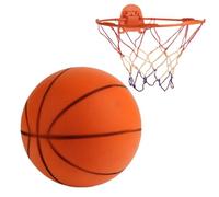 Silent basketballl - Quiet basketball - Airless Basket Ball for Indoor Training | Easy Grip Soundless Balls for Kids Girls Boys Family Friends - Noise-frree Practice Ball, Home School Gym Sports