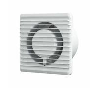 Silent Bathroom Extractor Fan 100mm Low Energy White Modern Kitchen Ventilator