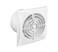 Awenta Bathroom Fan White Diameter 100 mm Very Quiet + Powerful Fan Ceiling Fan Wall Fan WZ Bathroom Fan Built-in Fan Bathroom Kitchen Ball Bearing for Continuous Operation Small Room Fan Standard