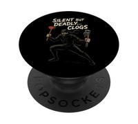 Silent But Deadly Clogs Plumber Ninja PopSockets Adhesive PopGrip