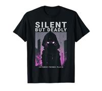 Silent BUT Deadly Dark Phonk Anime Aesthetic Moodwear T-Shirt