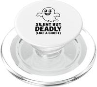 Silent But Deadly Ghost Halloween Humor PopSockets PopGrip for MagSafe