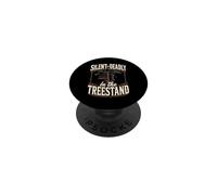Silent But Deadly In The Treestand Bowhunter PopSockets Adhesive PopGrip