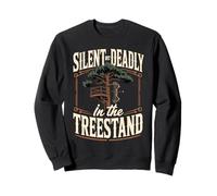 Silent But Deadly In The Treestand Bowhunter Sweatshirt