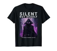 Silent BUT Deadly Phonk Ninja Anime Urban Style Moodwear T-Shirt