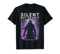 Silent BUT Deadly Urban Phonk Aesthetic Anime Moodwear T-Shirt