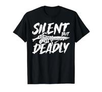 Silent But Deadly Value Graphic T-Shirt, Men, Black, L