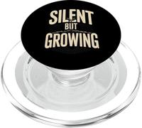 Silent But Growing Motivational Roots Quote PopSockets PopGrip for MagSafe