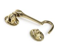 Silent Cabin Hook & Eye Brass Gate Hook And Eye 50mm (2 Inch)