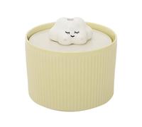 Silent Cat Water Fountain - 1.2L Ceramic Pet Drinking Station, Auto Flow Hydration Bowl | Elegant Indoor Water Circulator For Pets, Continuous Clean Supply For Home Feeding Area, Small Dogs